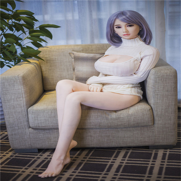 158cm New Lifelike She male Sex Toy Full Body Silicone Love Sex Doll Companion With Large Chest Realistic Skin Flesh