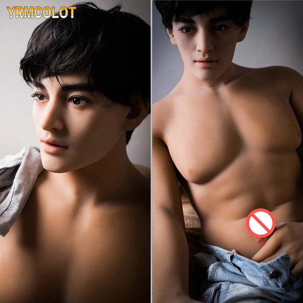 YRMCOLOT Top Quality 170cm Big Penis 18cm Male Sex Doll for Women Sex shop Silicone Real Love Gay Man Sex Toys Lifelike Dolls Oral Anal