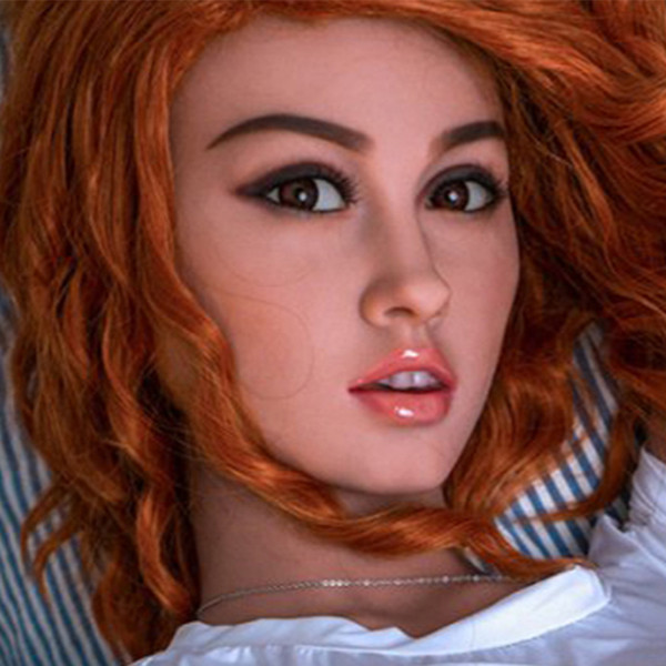 Full silicone sex doll face heads, the head is good with 140cm 148cm 152cm 155cm 156cm 158cm 165cm 170cm love dolls body