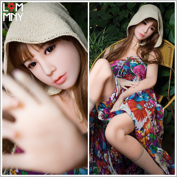 LOMMNY 135CM Realistic Sex Dolls Real Silicone Adult Love Doll Oral Anal Vagina Masturbator Japanese Lifelike Anime Sexy Doll