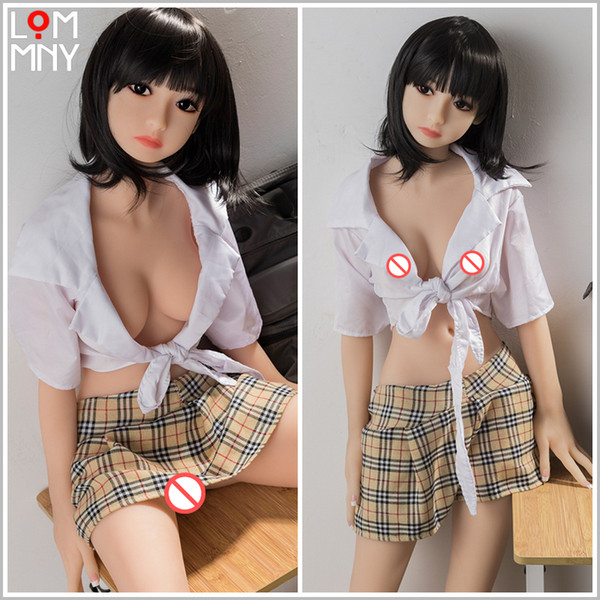 LOMMNY Quality Silicone TPE Love Doll with Metal Skeleton Sex Dolls Japanese oral Lifelike Doll Vagina Real Pussy Life Size Sexy