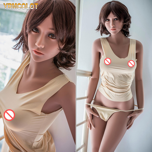 YRMCOLOT 168cm Doll Mature Version Sex Doll Real Life Size Realistic Skin with Skeleton Anal Oral Vagina Silicone Love Doll