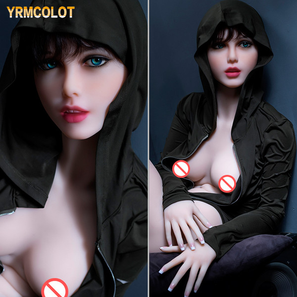 YRMCOLOT 140cm-29kg Silicone Sex Dolls with Skeleton Japanese Full Adult Anime Oral Love Doll Realistic Vagina Toys for Men Big Breast