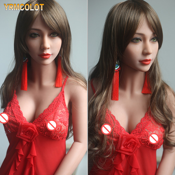 YRMCOLOT Silicone Real Sex Dolls for Men Adult Toy Realistic Love Doll Mouth Vagina Pussy Ass Metal Skeleton Japanese Love Doll