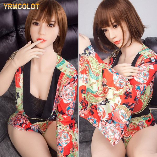 YRMCOLOT Real Silicone Sex Dolls 168cm Japanese Anime Full Oral Love Doll Realistic Toys for Men Big Life Breast Sexy Mini Vagina Adult