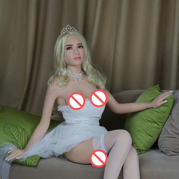 New Real silicone 158cm sex doll lifelike big breast /small waist sex doll for men with realsize oral/pussy/anus sex love