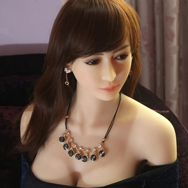 sex dolls 158 cm full body solid silicone realistic sex doll with metal skeleton japanese doll for Vagina Oral Anal sex