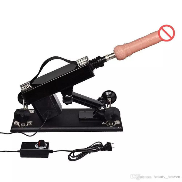 Automatic Sex Machine Gun with Realistic Dildo Penis Adjustable Telescopic Speed Love Machines Female Masturbation Sex Toys for women