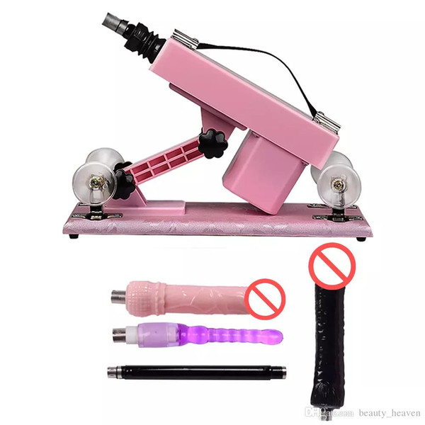 2 Colors Automatic Sex Machine Gun with Dildo Vibrator Female Masturbation Sexual Intercourse Machines Adult Sex Toys for Women Couples