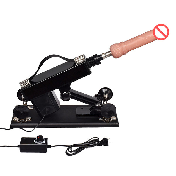 Automatic Sex Machine Gun/Cannon with a Standard Dildo Sexual Intercourse Love Machine Sex Toys for Couples+A Free Gift Bullet Egg