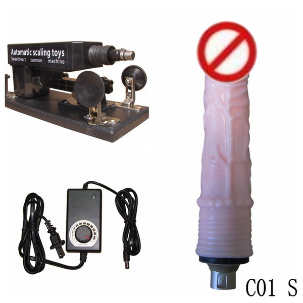 New Automatic Sex Machine Gun/Cannon with Big Dildo Realistic Penis 6 cm Retractable Masturbation Machine Gun 0-415 /minutes Sex Toys