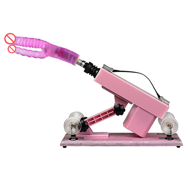 Automatic Thrusting Gun Sex Machine Female Masturbation Pumping Gun Love Machine Sex Products with Dildos E5-1-101