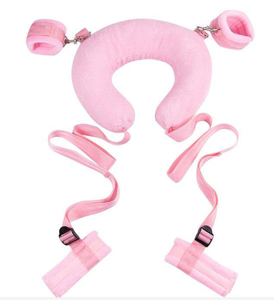 Body Harness Wrist Ankle Hand Cuffs Sex Soft Padded Pillow Restraint Slave Bondage Leg Open Adult Games Sex Products Toys