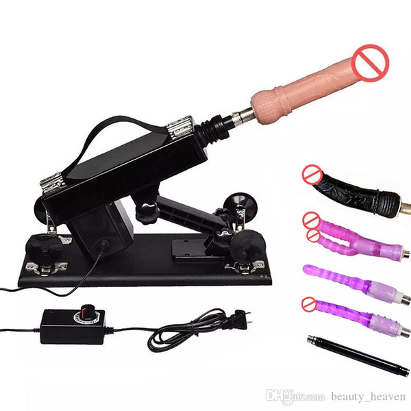 Automatic Sex Machine Gun with Anal Dildo Accessories 6cm Retractable Female Masturbator Sexual Intercourse Sex Toys for Women Couples