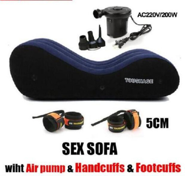 Sex Sofa Inflatable Pillow Chair Bed with Electric Pump Free Adult Sex Furniture Sex Games for Married Couples