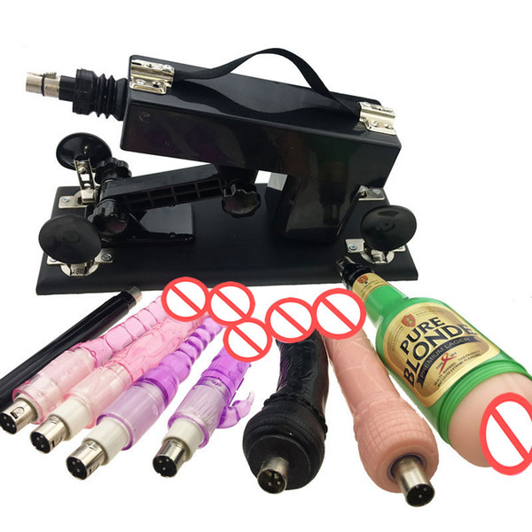 Automatic Sex Machine Gun Multi-Speed Vibrating for Men and Women love Machine with Male Masturbation Cup and Big Dildo Sex Toy