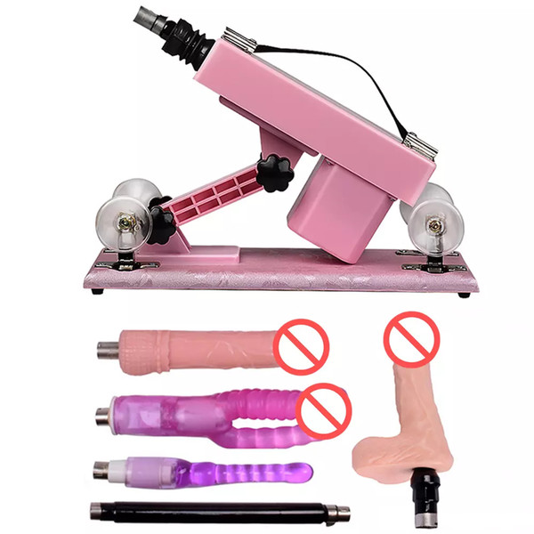 Automatic Retractable Sex Machine Gun with Dildo Vibrator Female Masturbation Robot Sexual Intercourse Love Machine Sex Toys for Women