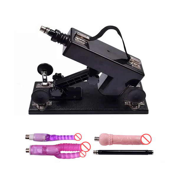 Electric Sex Toy Machine Gun for Woman Anal Dildo Masturbation Device Automatic Love Machines 6cm Retractable