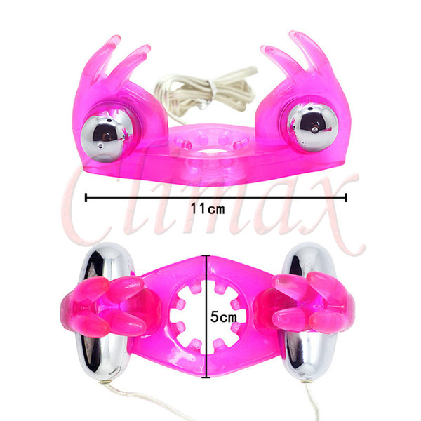 Double rabbit ear powerful motor inertia multi speed vibration of men's penis, penis, anus, the stimulation of the couple