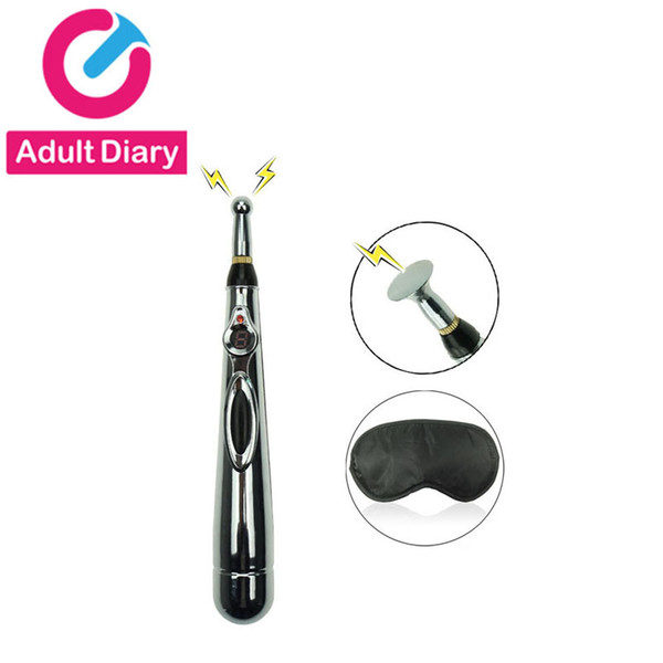 Adult Diary Electro Shock Massager Wand Nipple Breast Clitoris Penis Electric Stimulator Bdsm Eye Mask Sex Toys For Couples Game