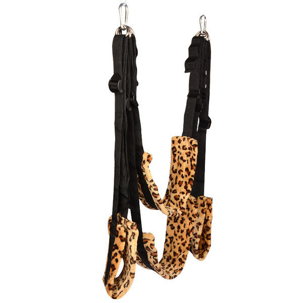 Leopard Print Sex Ceiling Swing Furniture Adult Sex Toys for couples Kinky Play Gear Pleasure Device XLY1108C