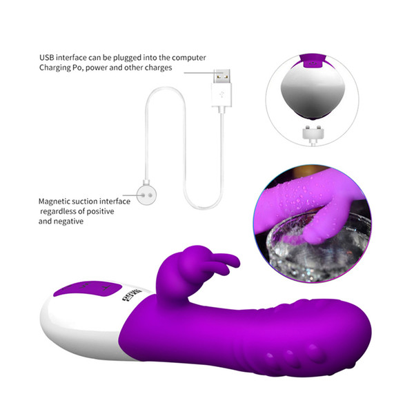 NEW arrival high quality G-spot stimulation, clitoral stimulation, USB charging, 7 stage vibration, 3 segment convex pattern, waterproofing.