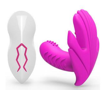 Vibrators Remote Control Sex Toys Rechargeable WomanToys Female Invisible Shell Butterfly Dildo Underwear Strapless Penis Waterproof