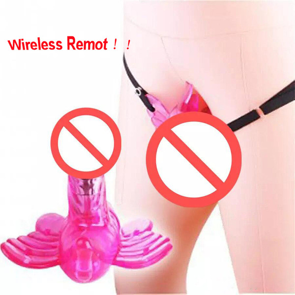 Butterfly Strap on Penis G Spot Stimulation Dildo Vibrating Massager New Remote Control Clitoral Vibrator Adult Sex Toy For Women