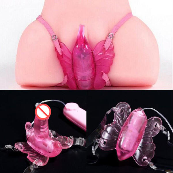 Portable Wearable Butterfly dildo Vibrators For Women Vaginal Massage G Spot Stimulation Female Masturbation Sex Toys