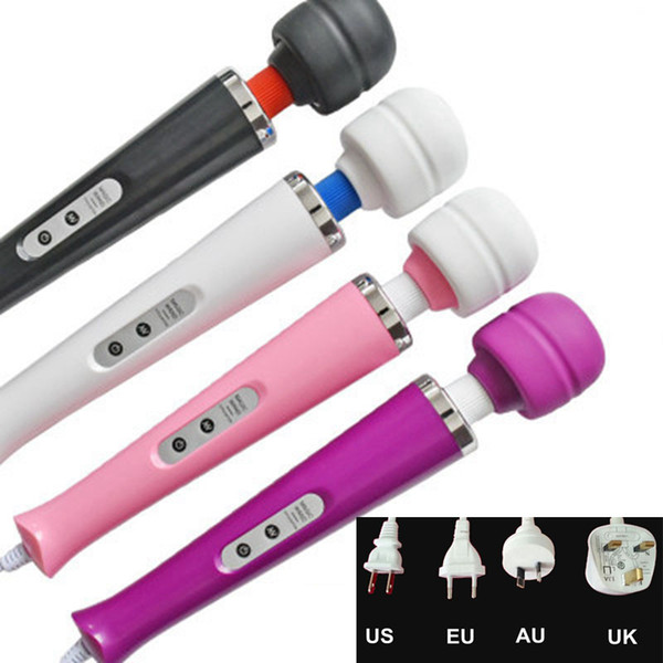 110-250V Adult Vibrator AV Stick Massager US/EU/AU/UK Massage Strong Vibration Powerful AV Stick Sexy Clit Vibrator Sex Toys for Women