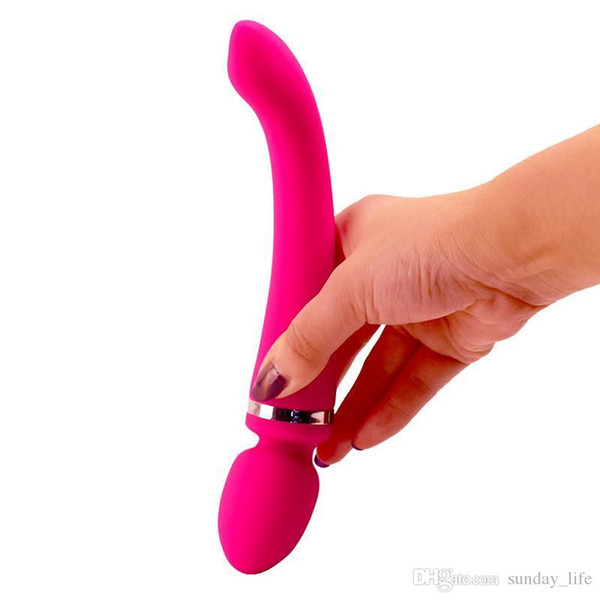 Free shipping!!!New Intelligent Induction Vibrator for Woman Double Vibrating Dildo Vibrator Magic Wand Sex Toys for Women Couples Flit
