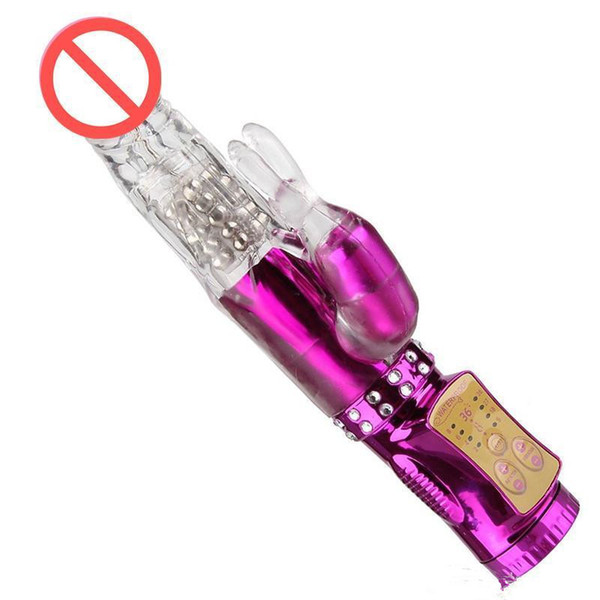 Superior Purple Jack Rabbit Vibrator, G Spot Clitoris Stimulator, 36 Functions Dildo Vibrators for Women Sex Product Sex Toys