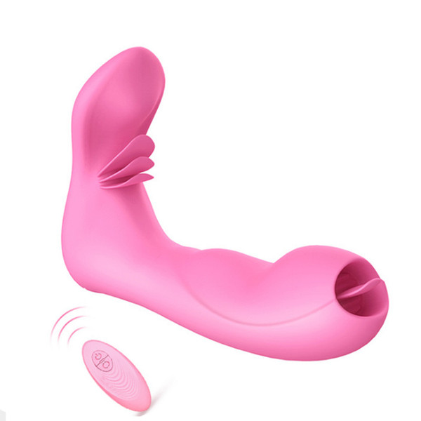 Vibrating Egg Wireless Wearable Dildo Tongue Licking Clitoris Vibrator G spot Anal Clit Massage Sex Toys For Women Masturbation Strap On