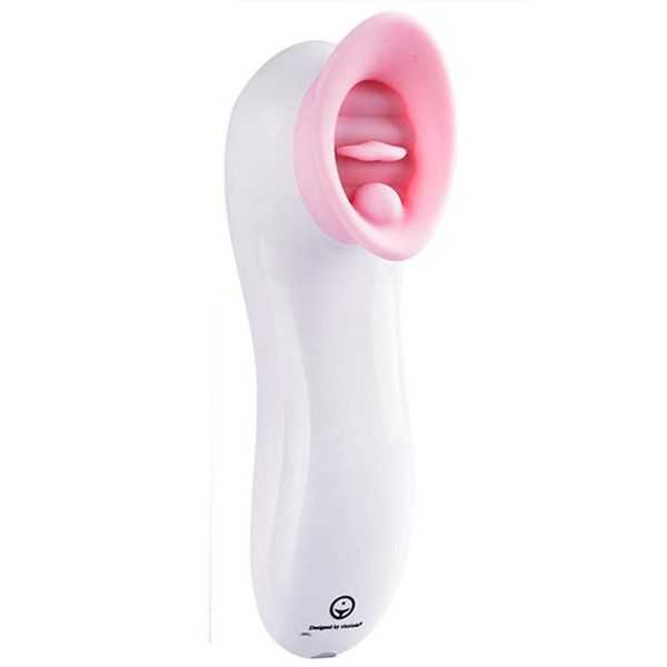 Clitoris Vibrator Tongue Licking Rechargeable 7 Speed Vibrating Wand Nipple Stimulation Clit Oral Sex Products Toys For Women