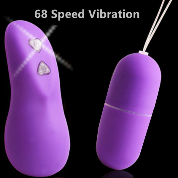 Vibrating Bullet Egg Sex Toys For Women Clitoris Massage G spot Vibrator Clit Vagina Pussy Stimulation Wireless RC 68 Speed