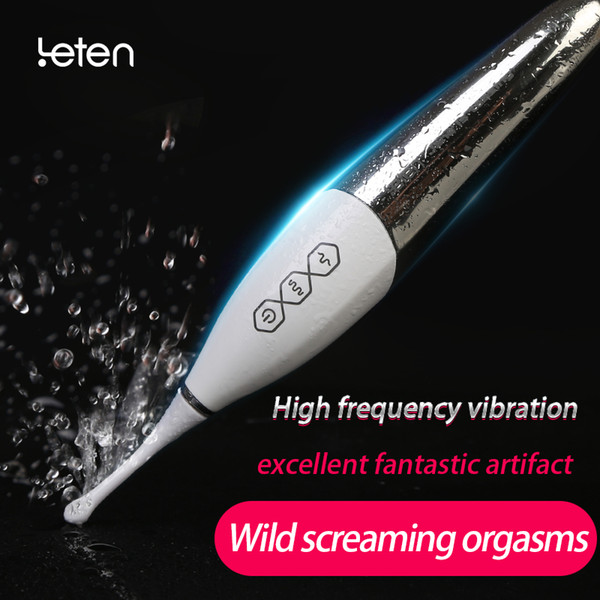 Leten High Frequency Vibration Vibrator Fast Scream Orgasm Nipple Clitoris Stimulation Massager Sex Toys for Women Dults