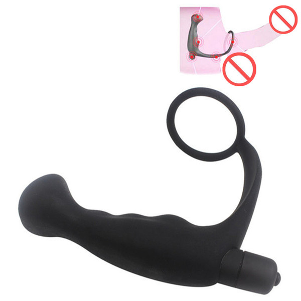 Sweet Magic Double Stimulation Prostate Penis Massager For Male Silicone Bullet Vibrator Anal Butt Plug Masturbator Adult Sex Toys For Man