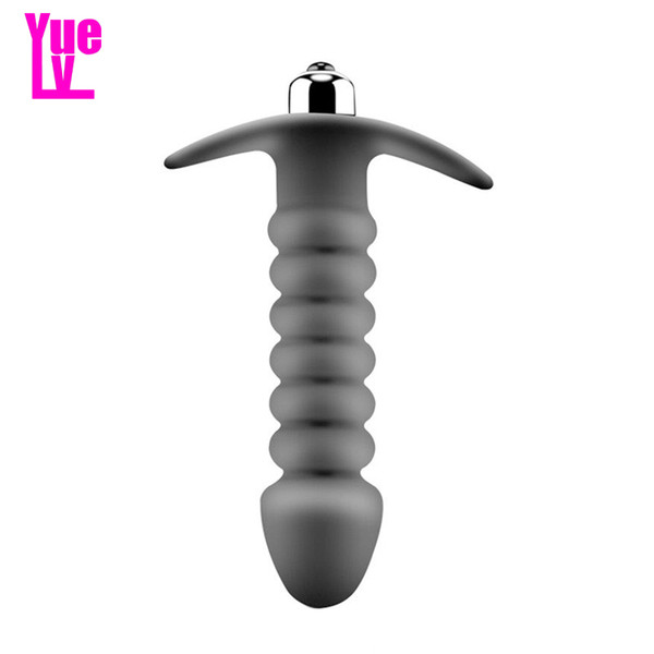 YUELV High Quality Silicone Anal Vibrator Men Prostate Massage Vibration Women Vaginal Massage Anal Beads Butt Plug Sex Toys For Women Men