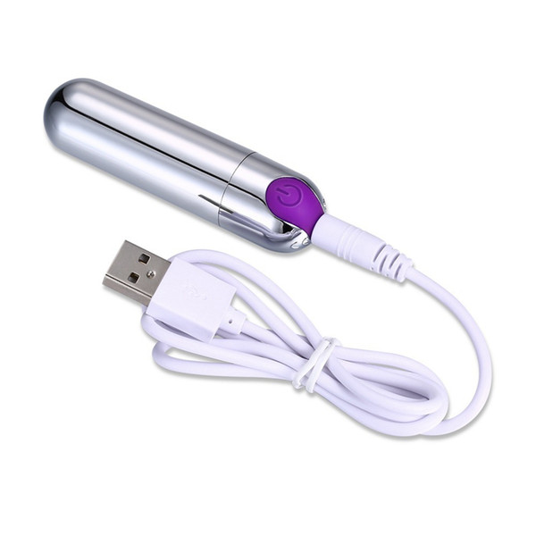 Rechargeable Strong Adult Sex Product USB vibrator, 10 Speed Vibrating Mini Bullet Shape Waterproof Vibrator G-spot Massager