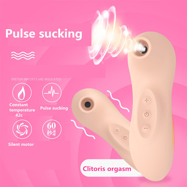 Sucking Blowjob Tongue Vibrator Heating Vagina Clitoris Nipple Stimulator