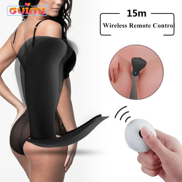 GUIMI Butterfly Vibrator Vibrating Panties Pussy Massager Vagina Exerciser Masturbator G-spot Stimulator Sex Toys for Adults