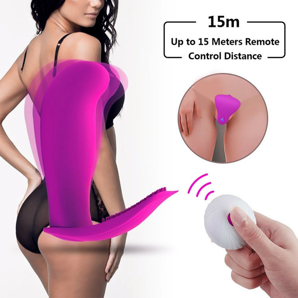 Powerful Remote Control Vibrator Silicone USB Charged Female Masturbation Strapon G-spot Vibration Sex Toy Women Panties