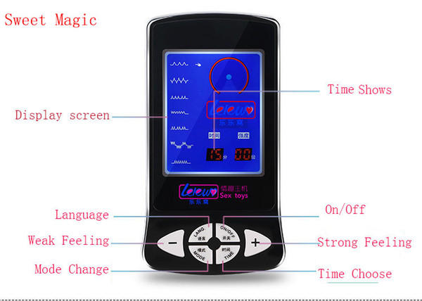 SM Player Electric Shock Power Box Controller Electro Shock Machine Stimulation Massage Adult Medical Themed Sex Products Accessory