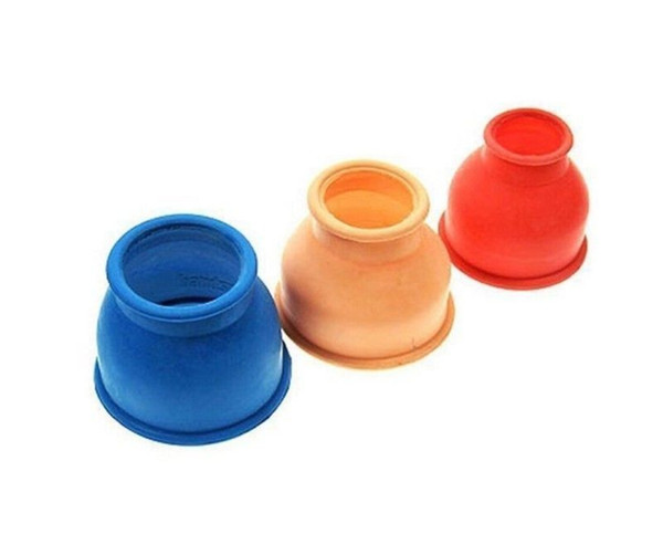 3 Pcs Stretchable Soft Replacement Donut Sleeve for Penis Pump Vacuum Cylinder