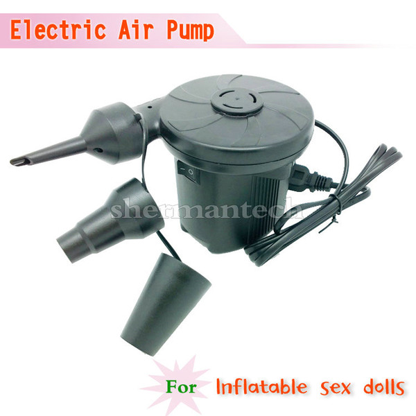 CE certificated AC 220V black mini air blower electronic auto inflator pump for inflatable sex doll