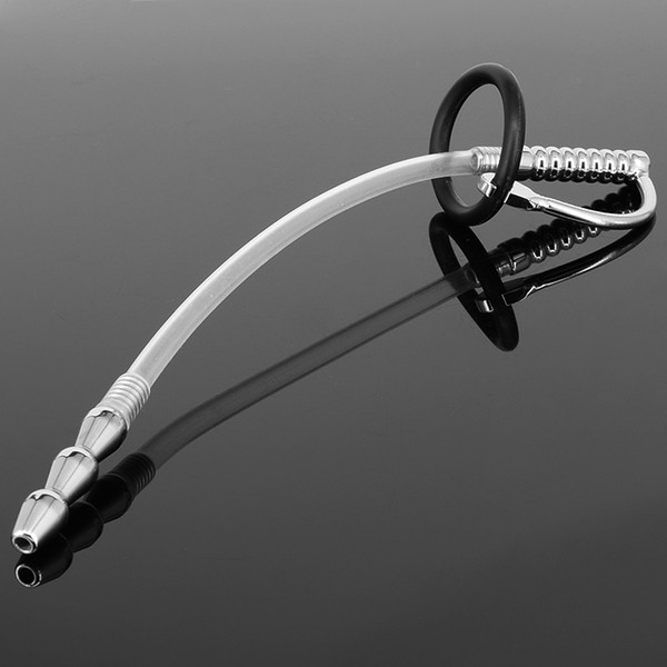 Urethral Catheter Insertion Chastity Device, Male Urethra Dilation, Hose Penis Plug BDSM Stainless Steel Penis Extender Sex Toys Fetish