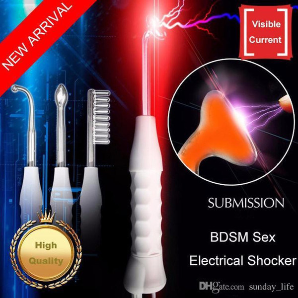 Free Shipping!!!Electric Shock Sex Products Electro Full Body Massage Stimulator Fetish Medical Themed Sex Toys For Couples Flirting SN5503