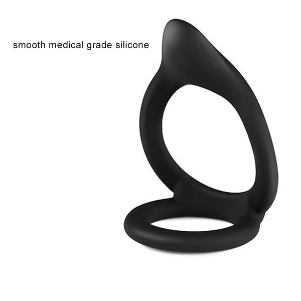 Cock Rings Penis Enlarger Stronger Silicone Adult toy Rings to Prolonging Climax Sex Toys for Men with Flexible size DHL free