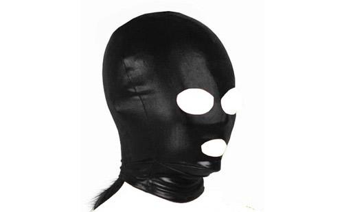 Bondage Gear BDSM Kit Costume Hood Mask Muzzle Eyes and Mouth Open Design New Style