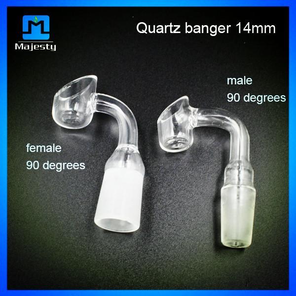 quartz banger nail, 90 degree, 14mm 18mm,male female joint, 2015 hotselling,sell by the piece,factory price, free shipping!